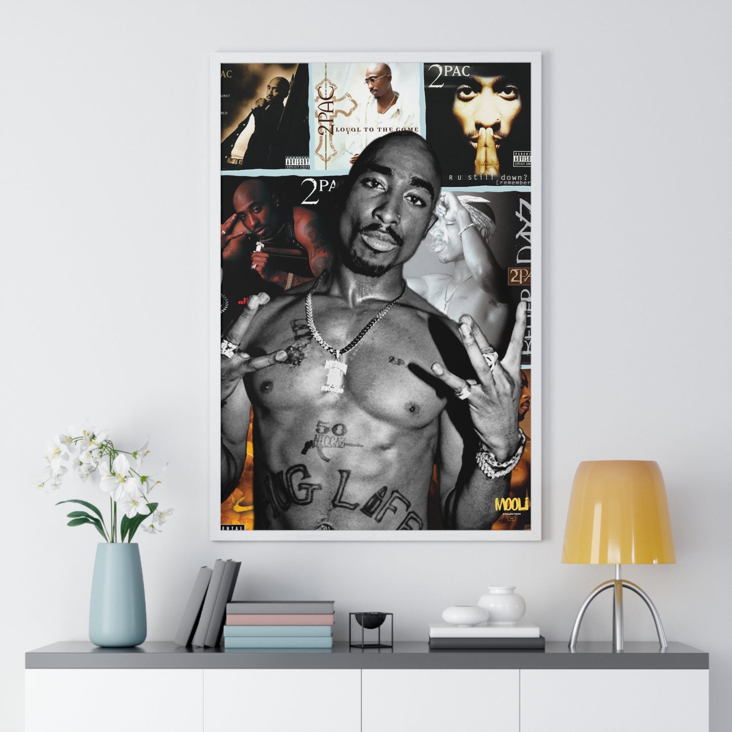 2Pac | Framed Discography Poster