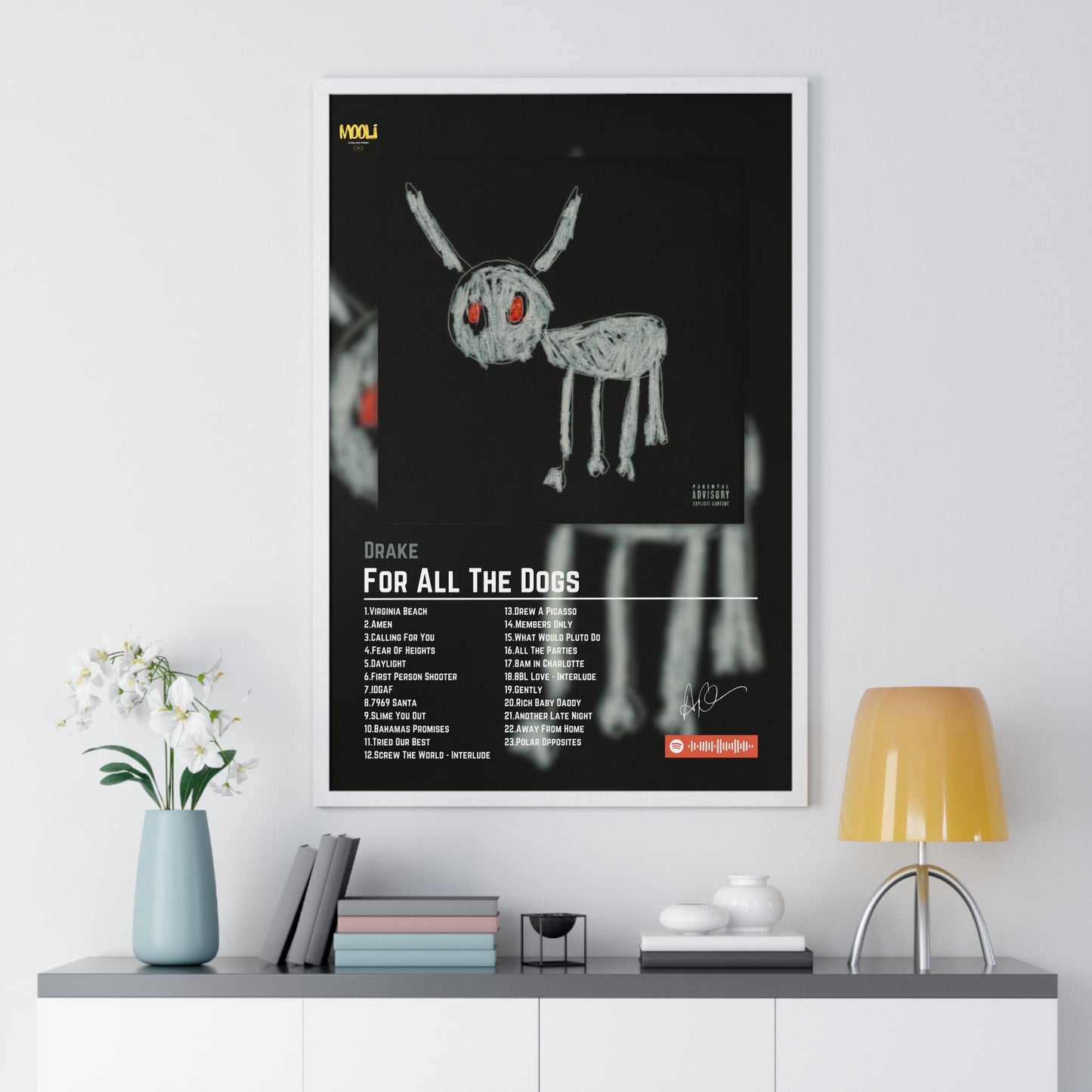 For All The Dogs | Framed Poster