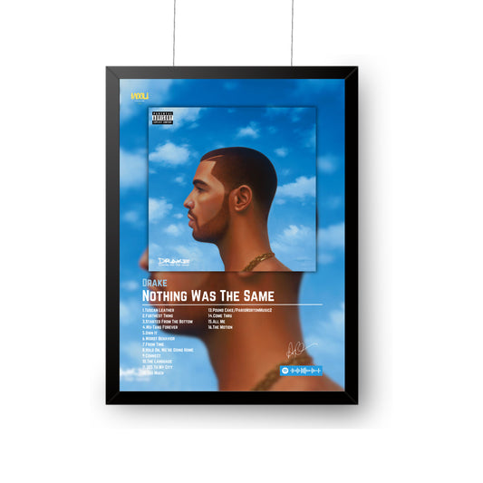 Drake Album Poster | Nothing Was The Same