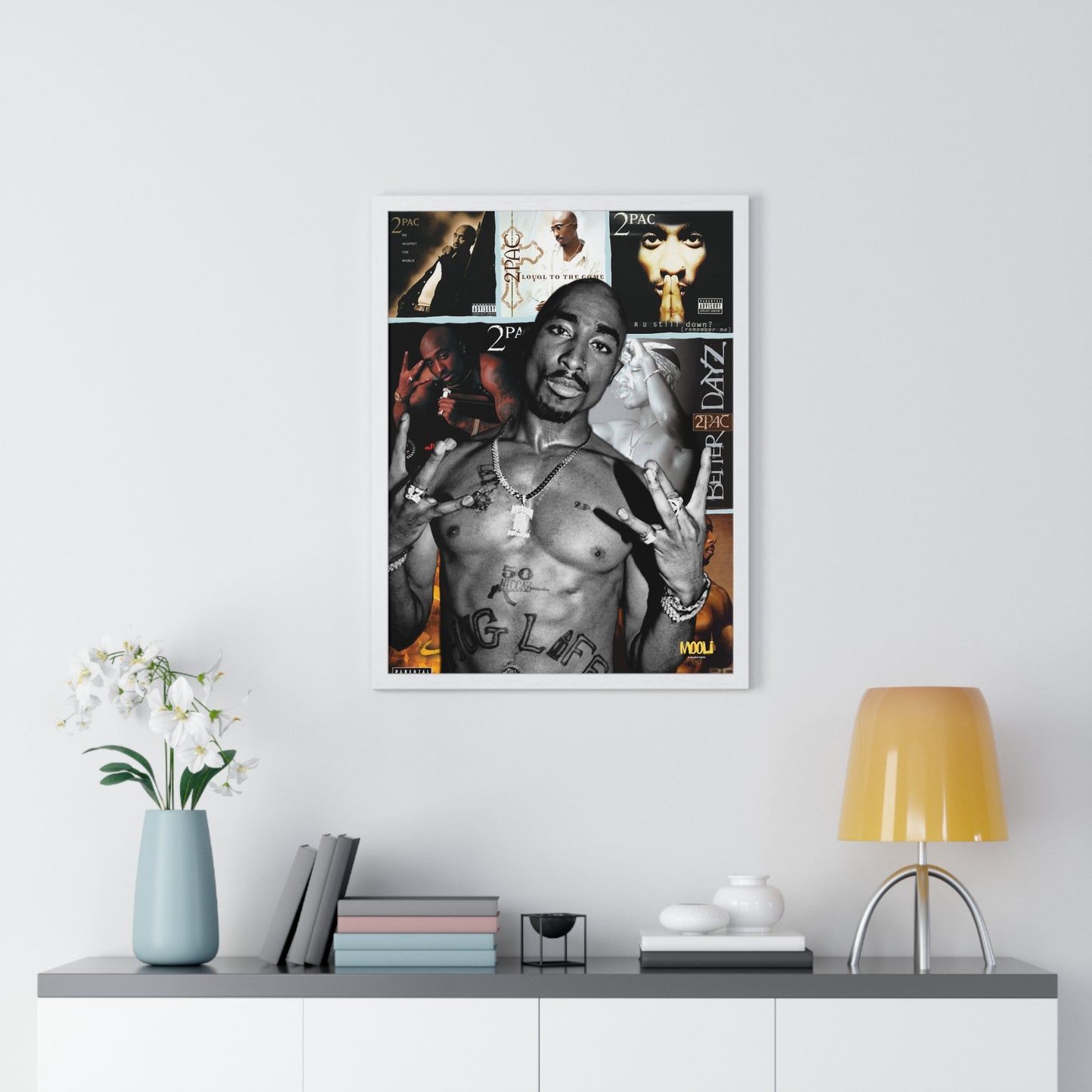 2Pac | Framed Discography Poster