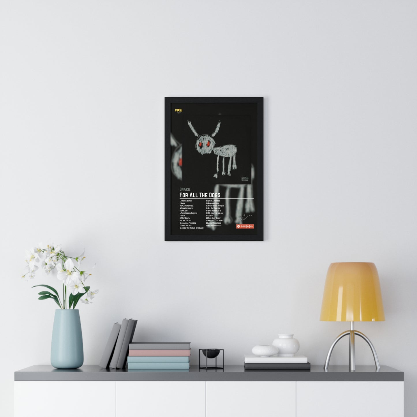 For All The Dogs | Framed Poster