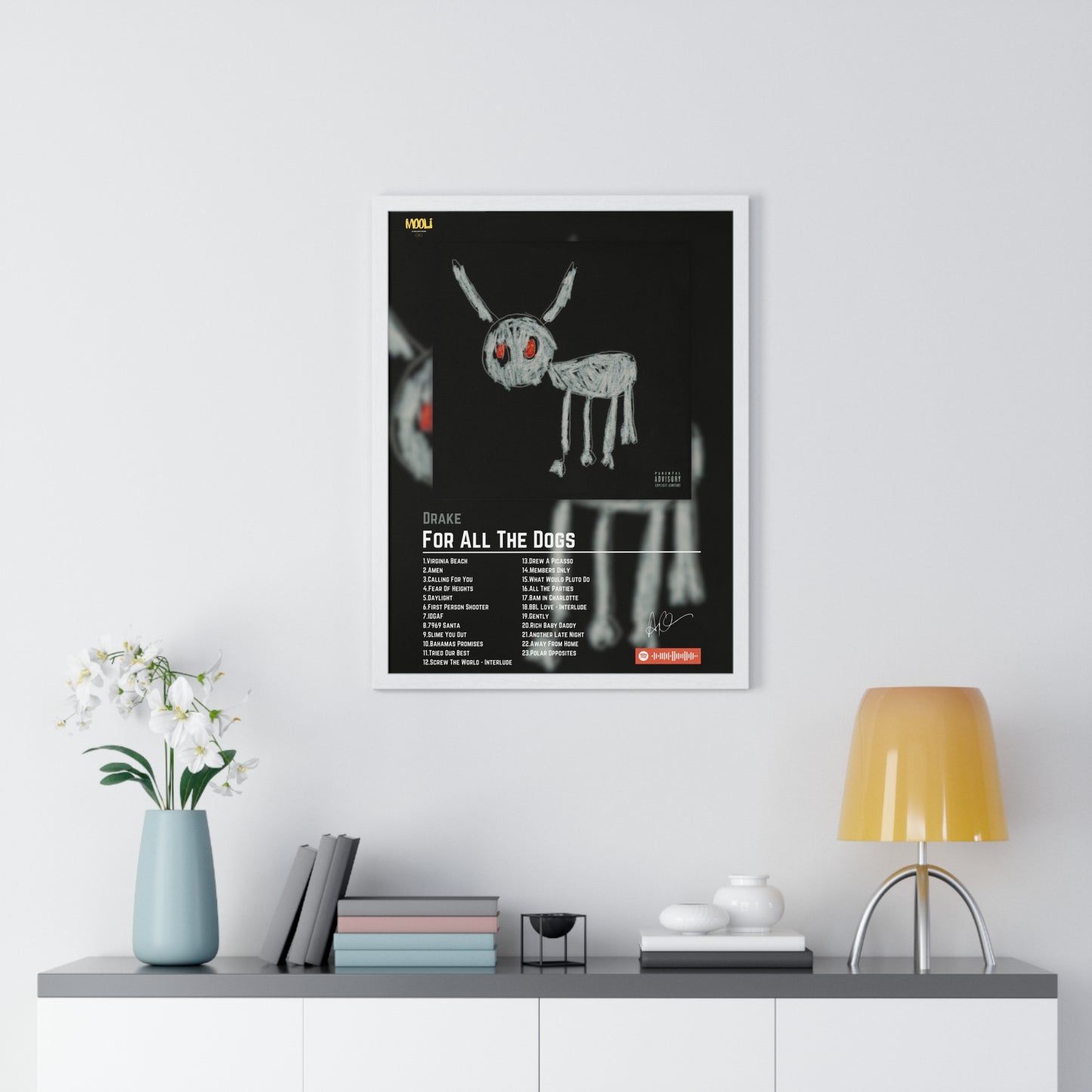 For All The Dogs | Framed Poster