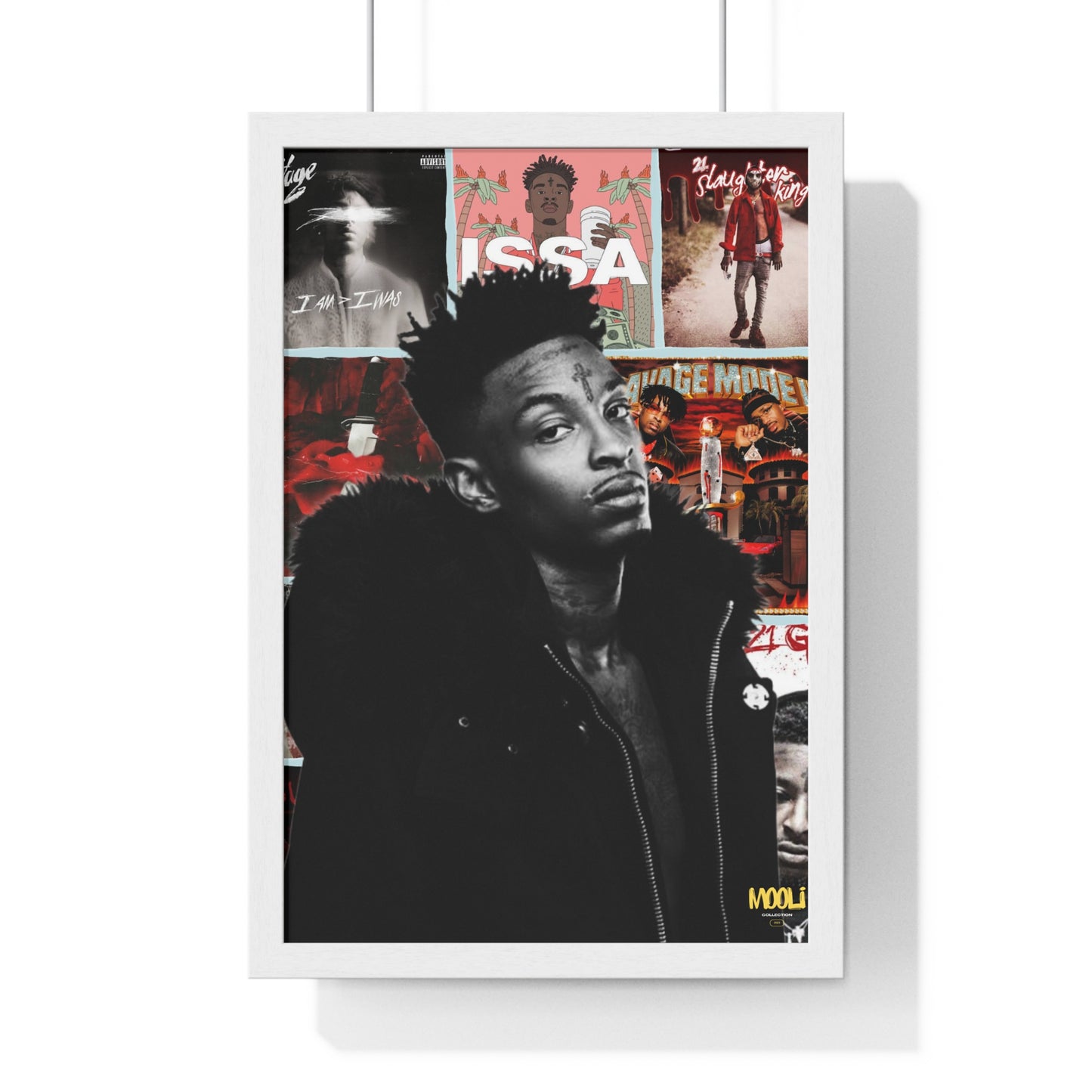 21 Savage | Framed Discography Poster