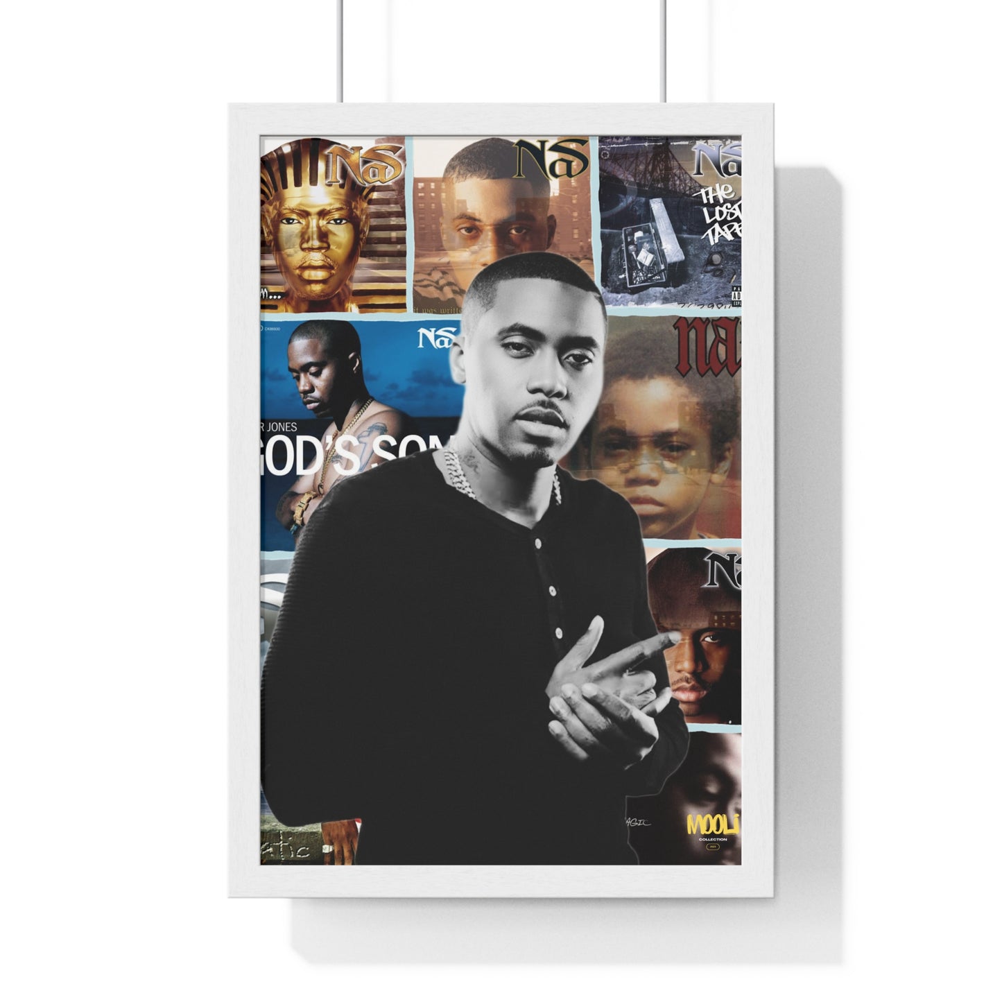 Nas | Framed Discography Poster