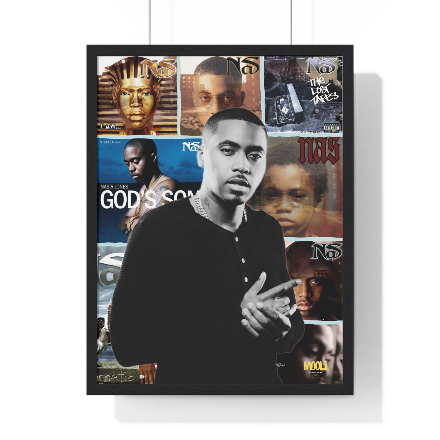 Nas | Framed Discography Poster