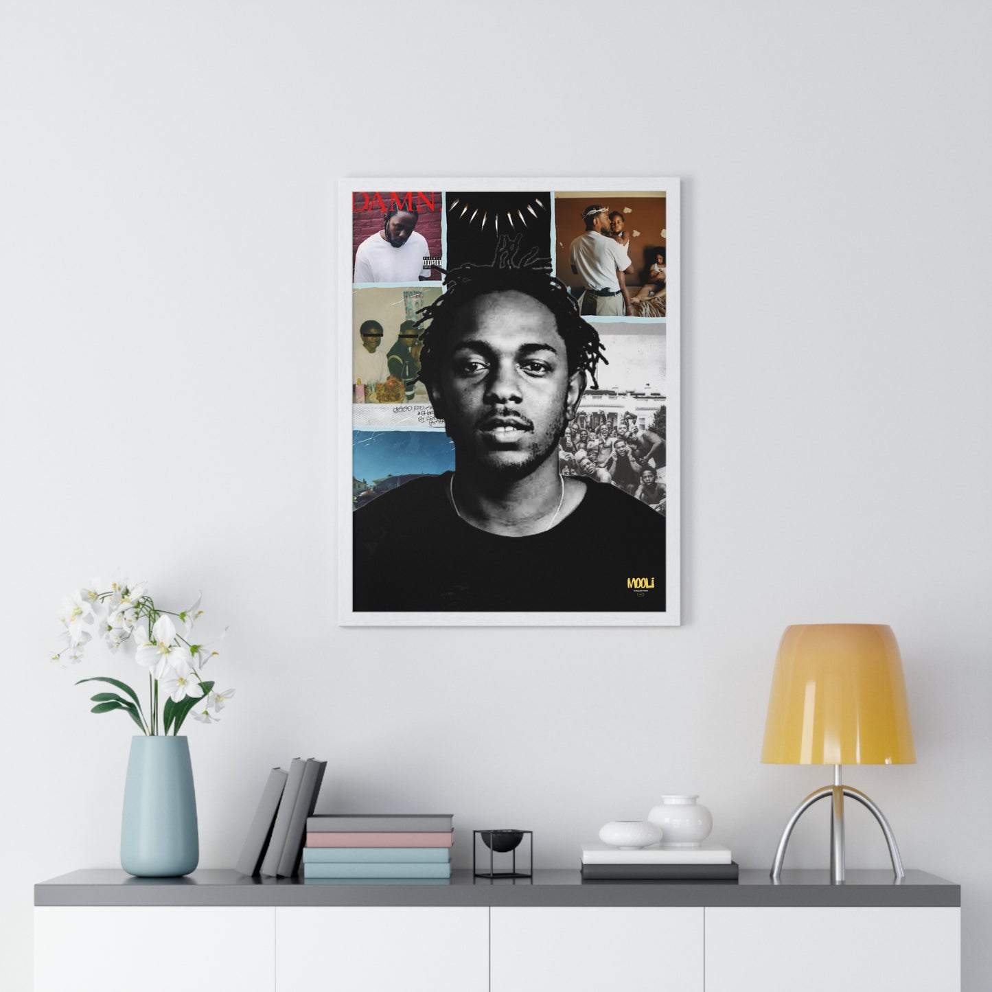 Kendrick Lamar | Framed Discography Poster