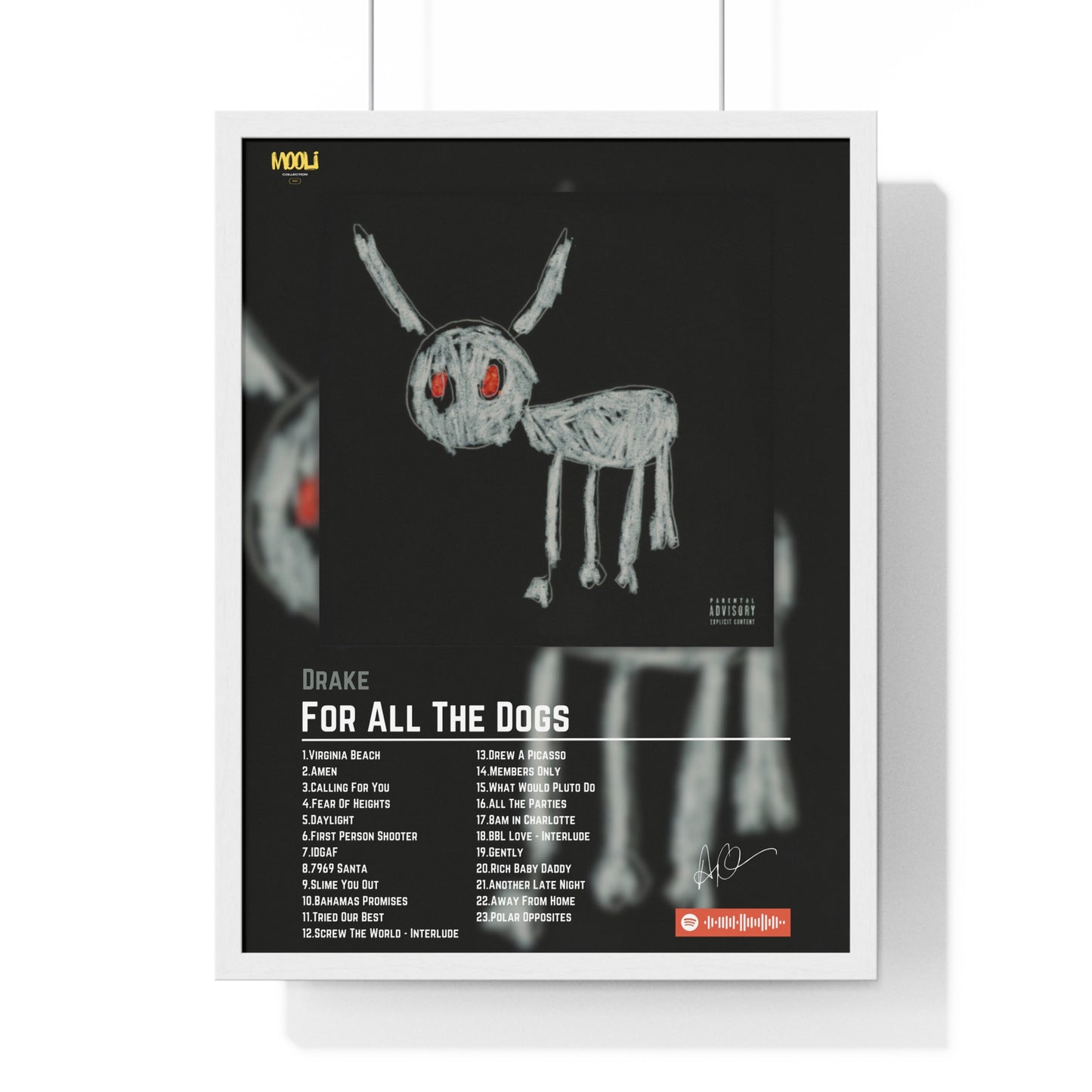 For All The Dogs | Framed Poster