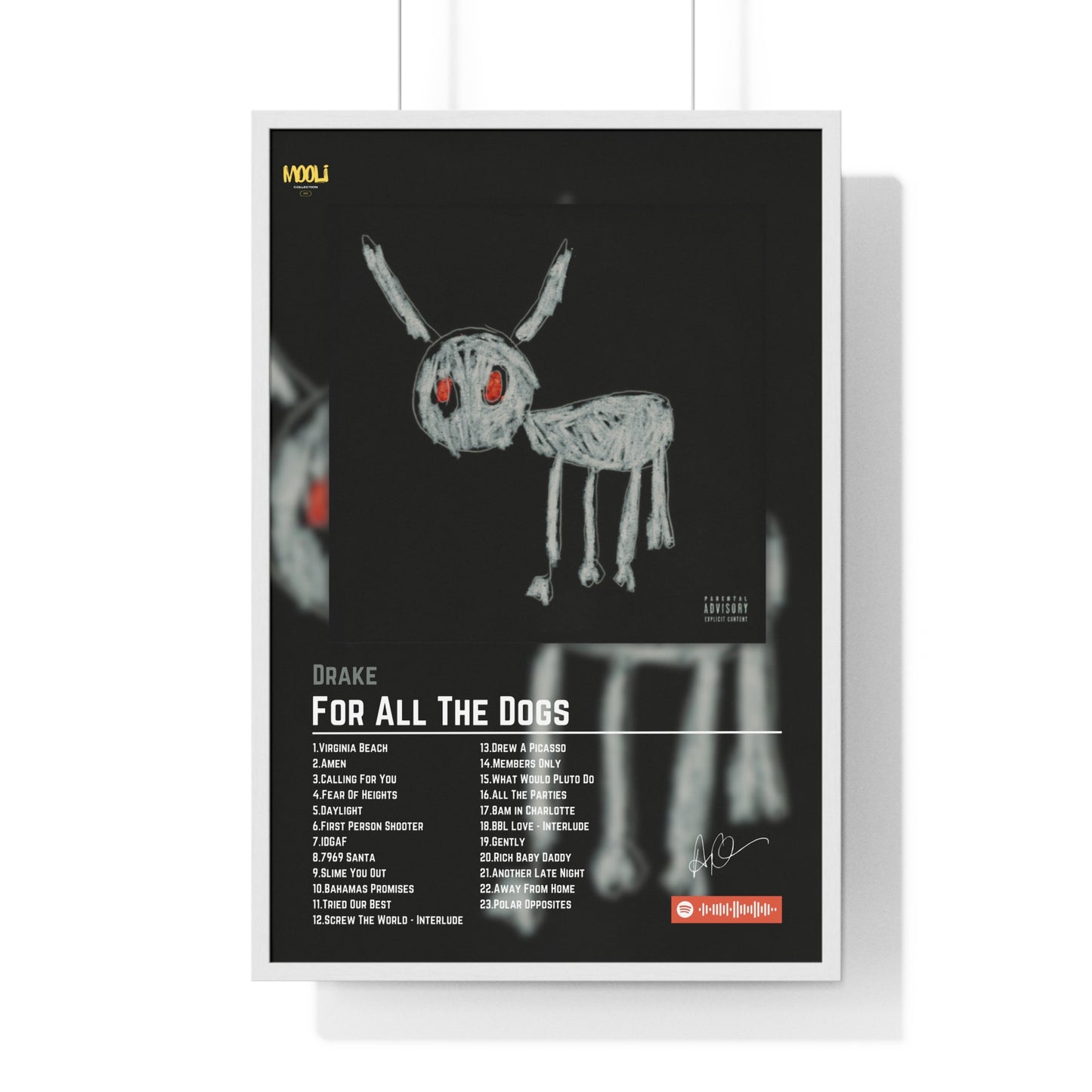 For All The Dogs | Framed Poster
