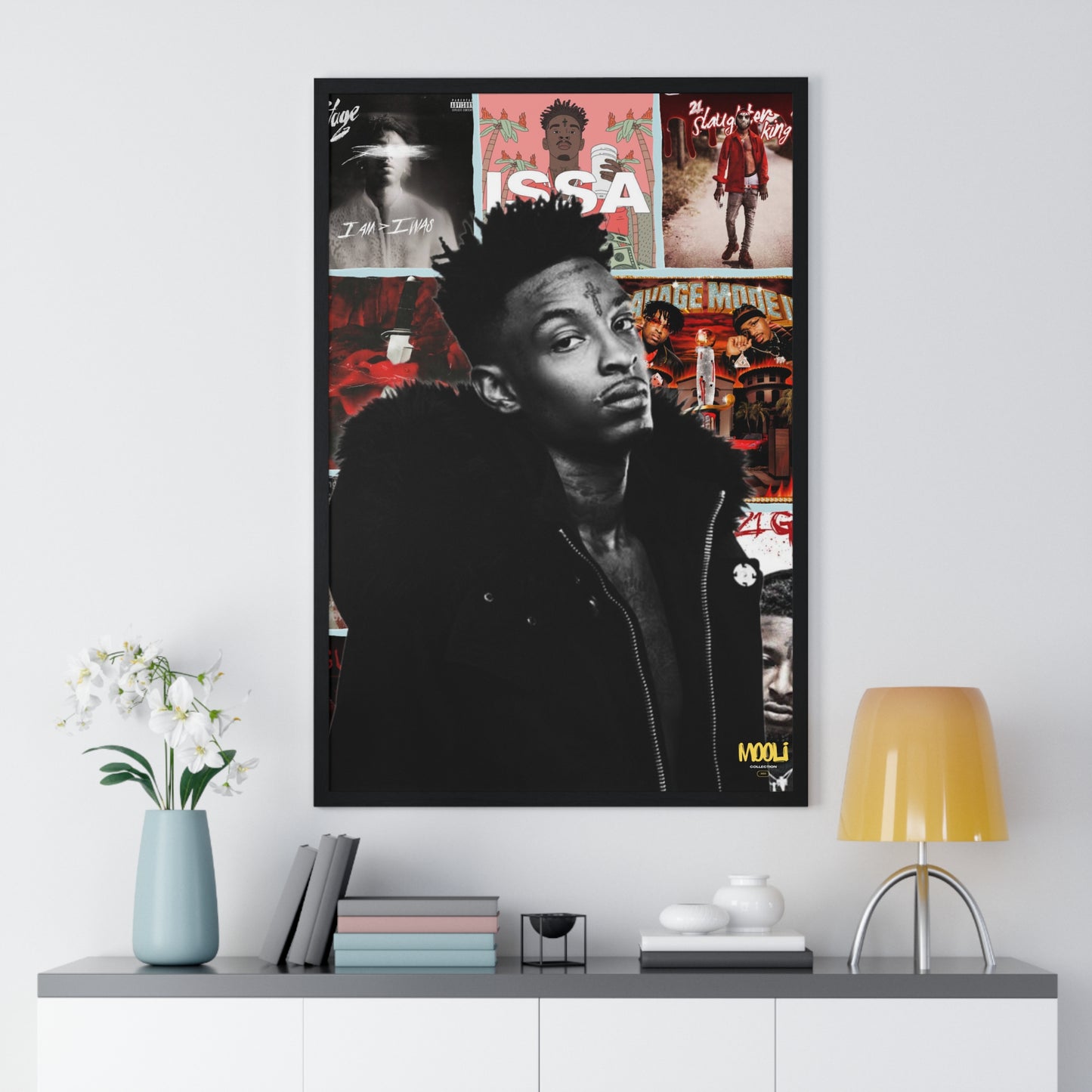 21 Savage | Framed Discography Poster