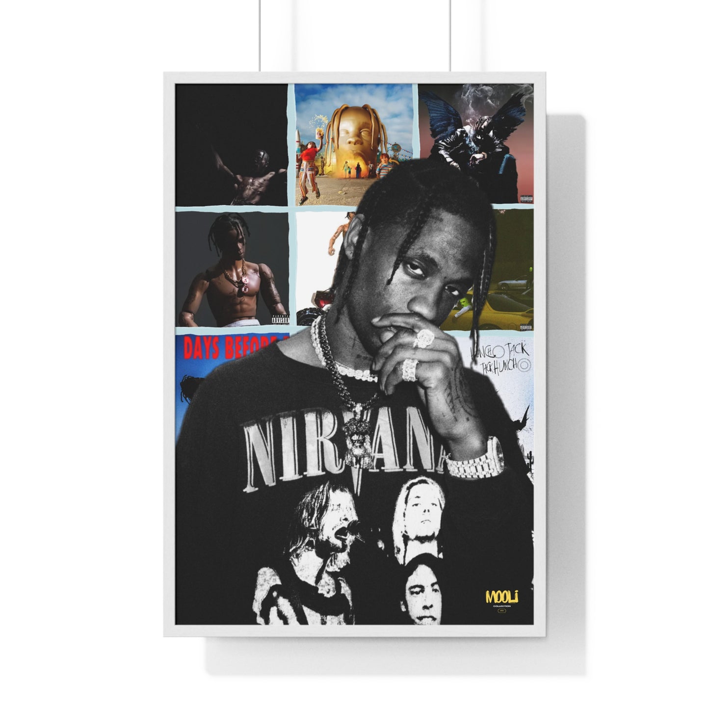 Travis Scott | Framed Discography Poster