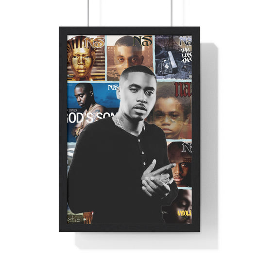 Nas | Framed Discography Poster