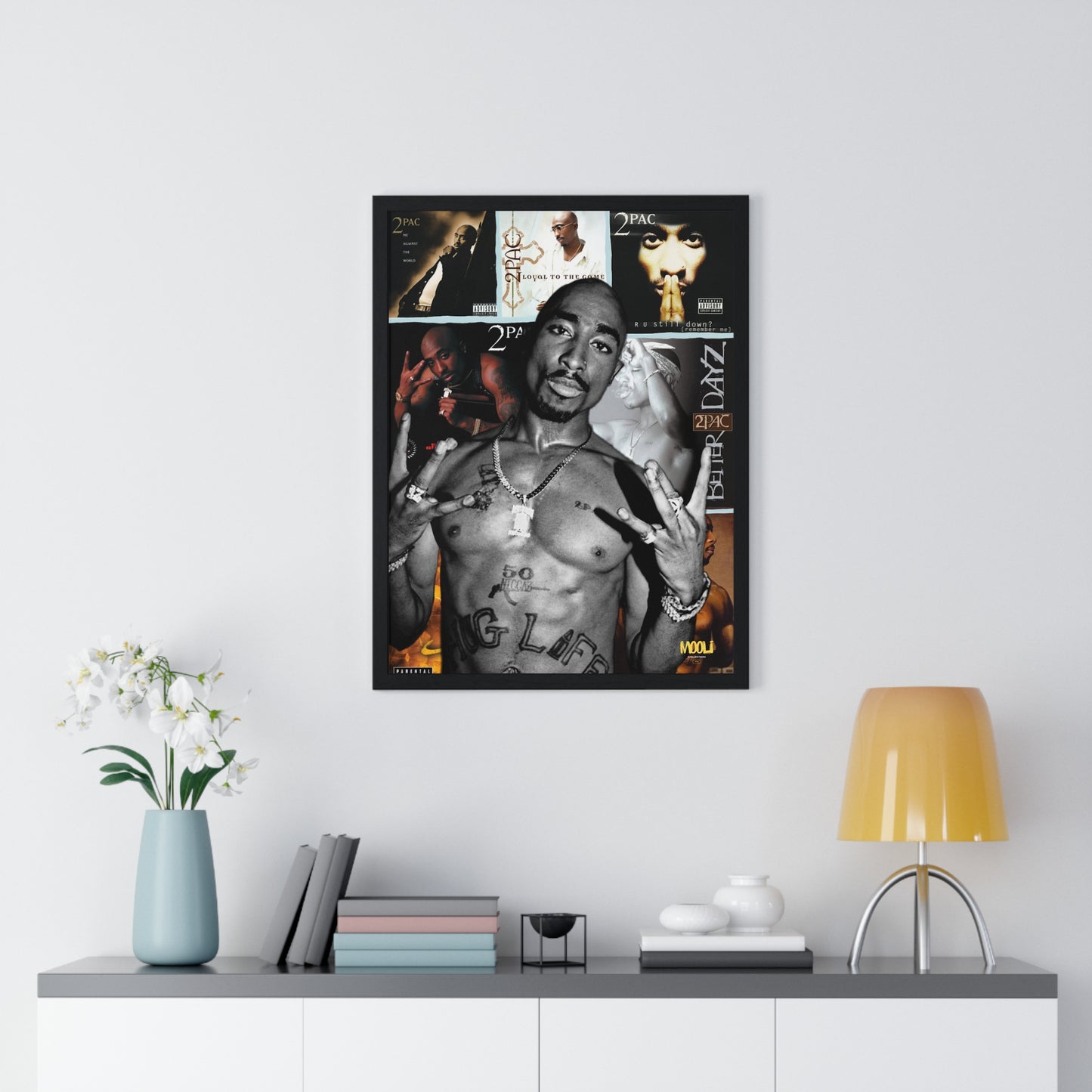 2Pac | Framed Discography Poster