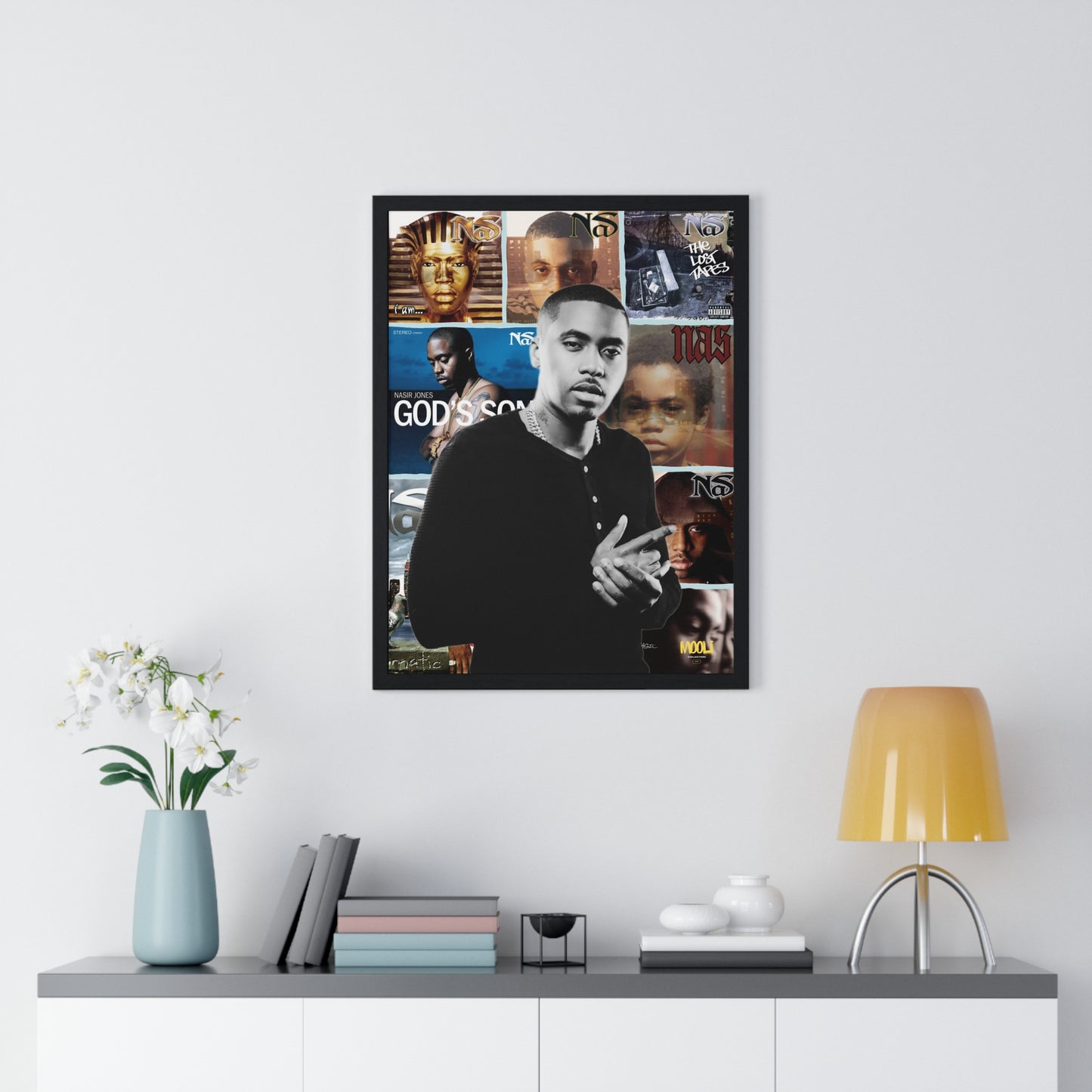 Nas | Framed Discography Poster