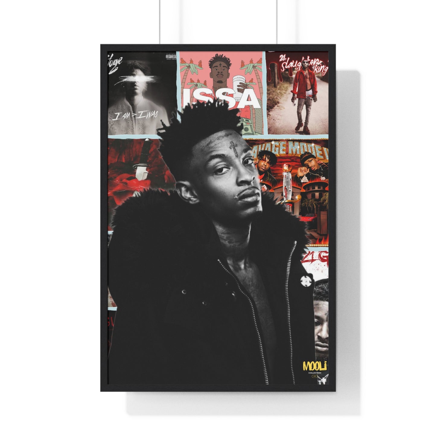 21 Savage | Framed Discography Poster