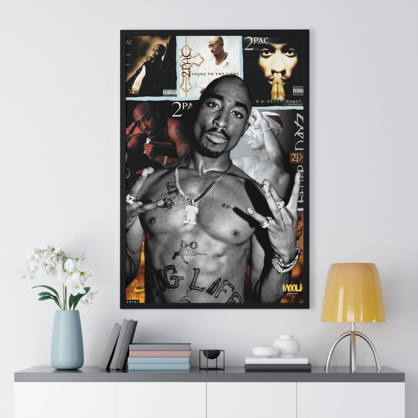 2Pac | Framed Discography Poster