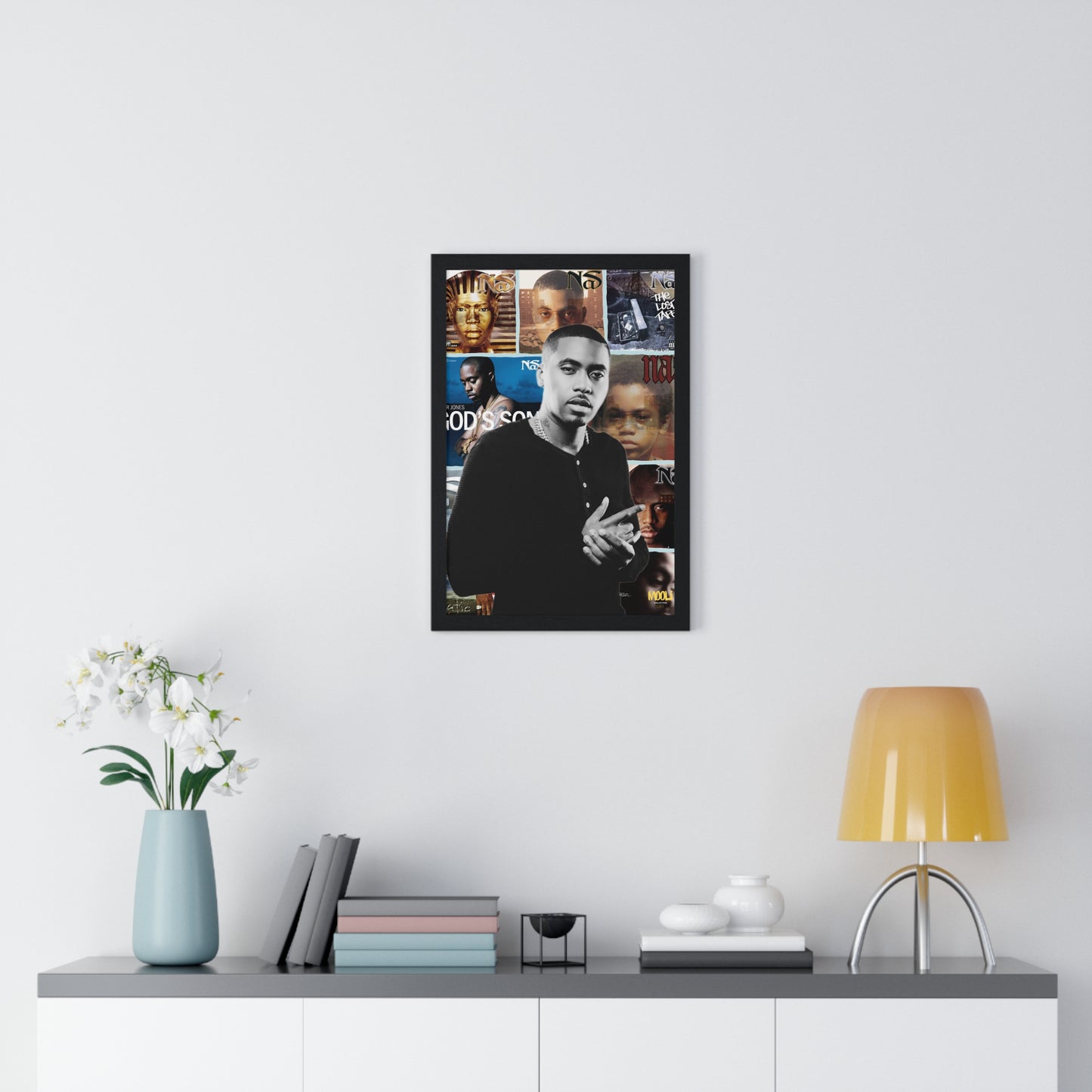 Nas | Framed Discography Poster