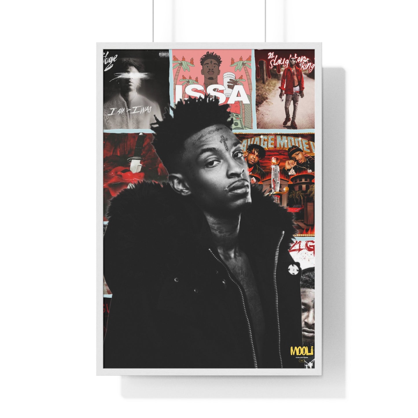 21 Savage | Framed Discography Poster