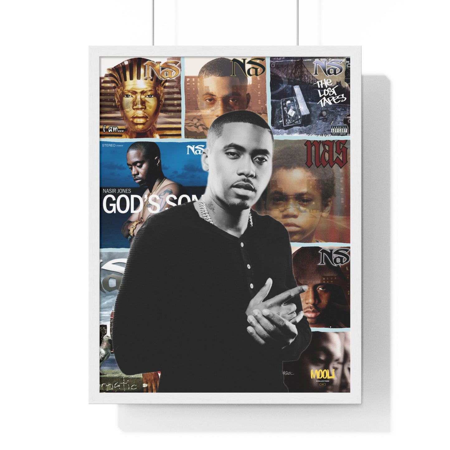 Nas | Framed Discography Poster