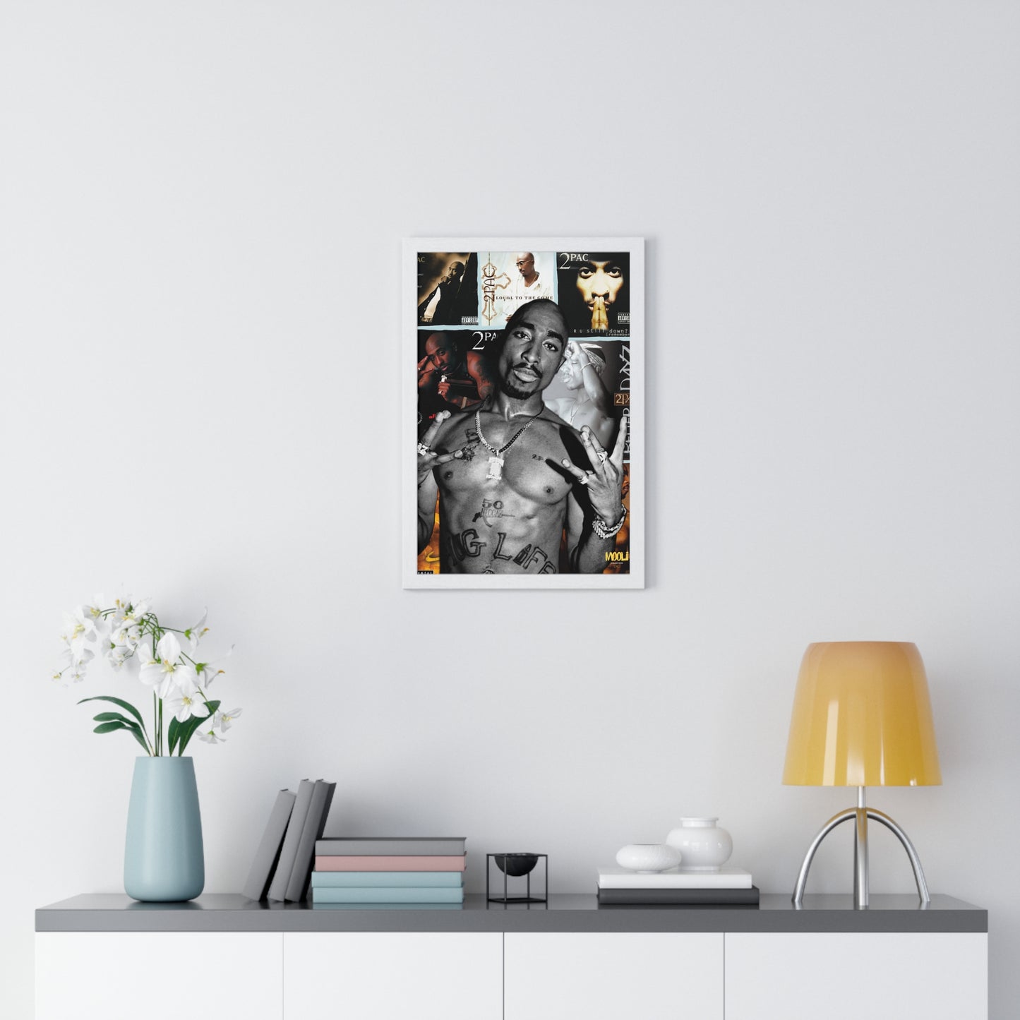 2Pac | Framed Discography Poster