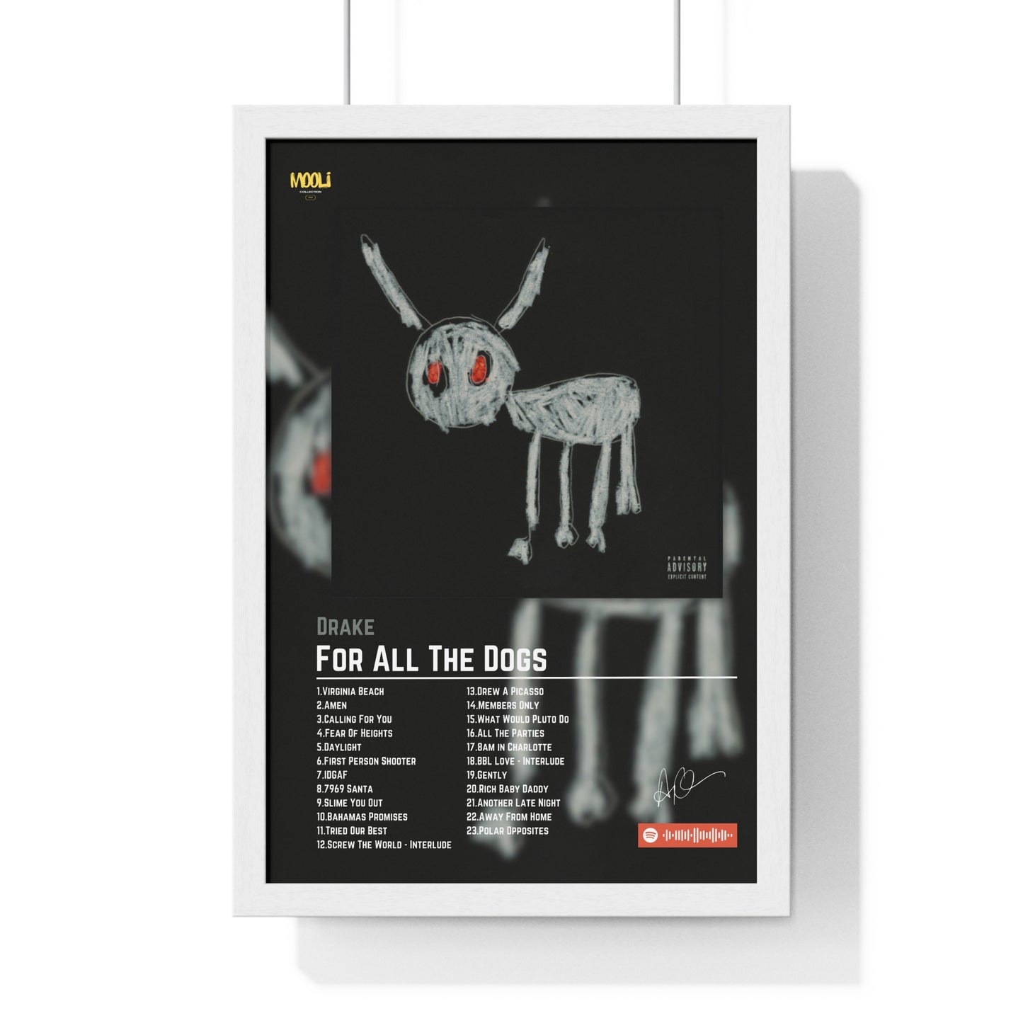 For All The Dogs | Framed Poster