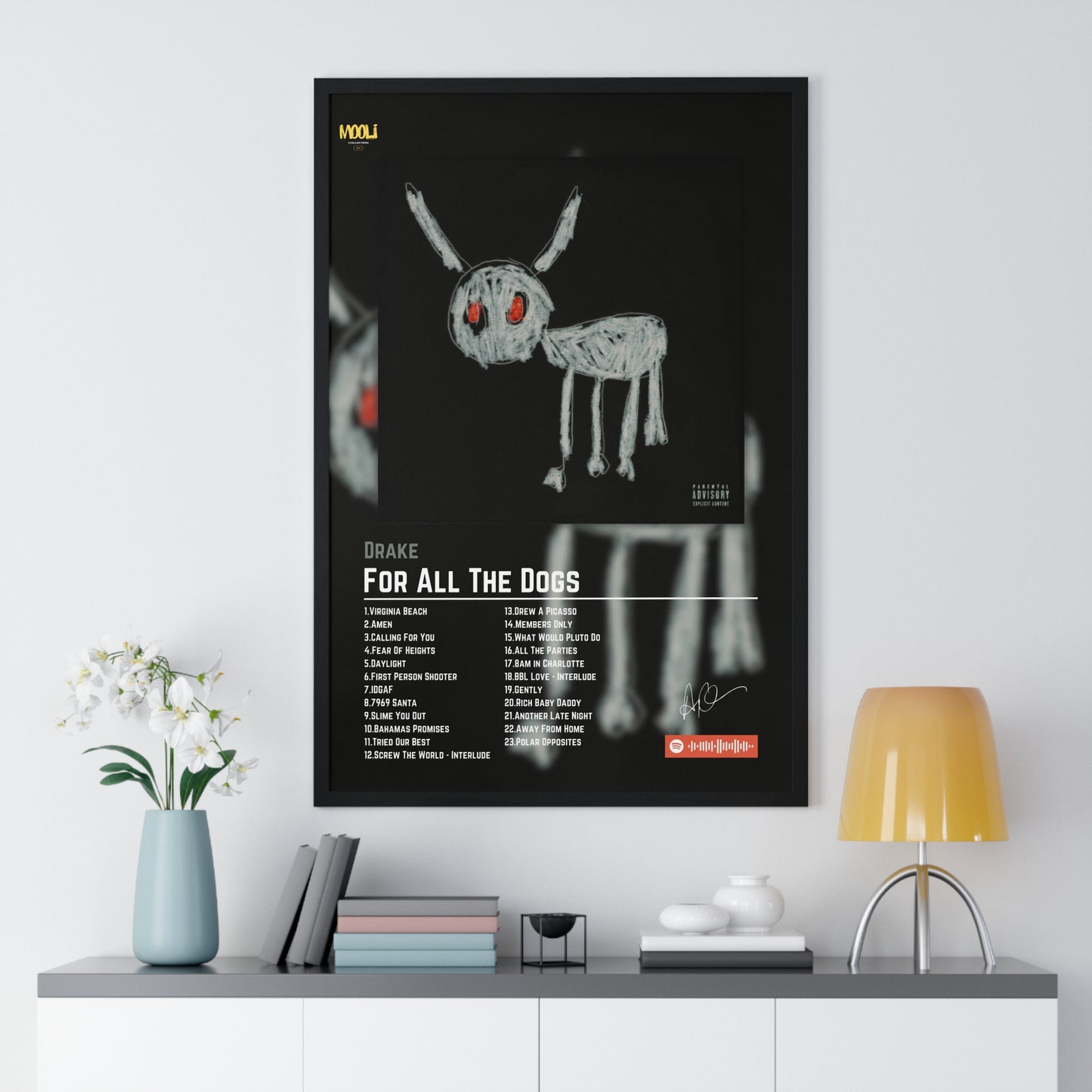 For All The Dogs | Framed Poster