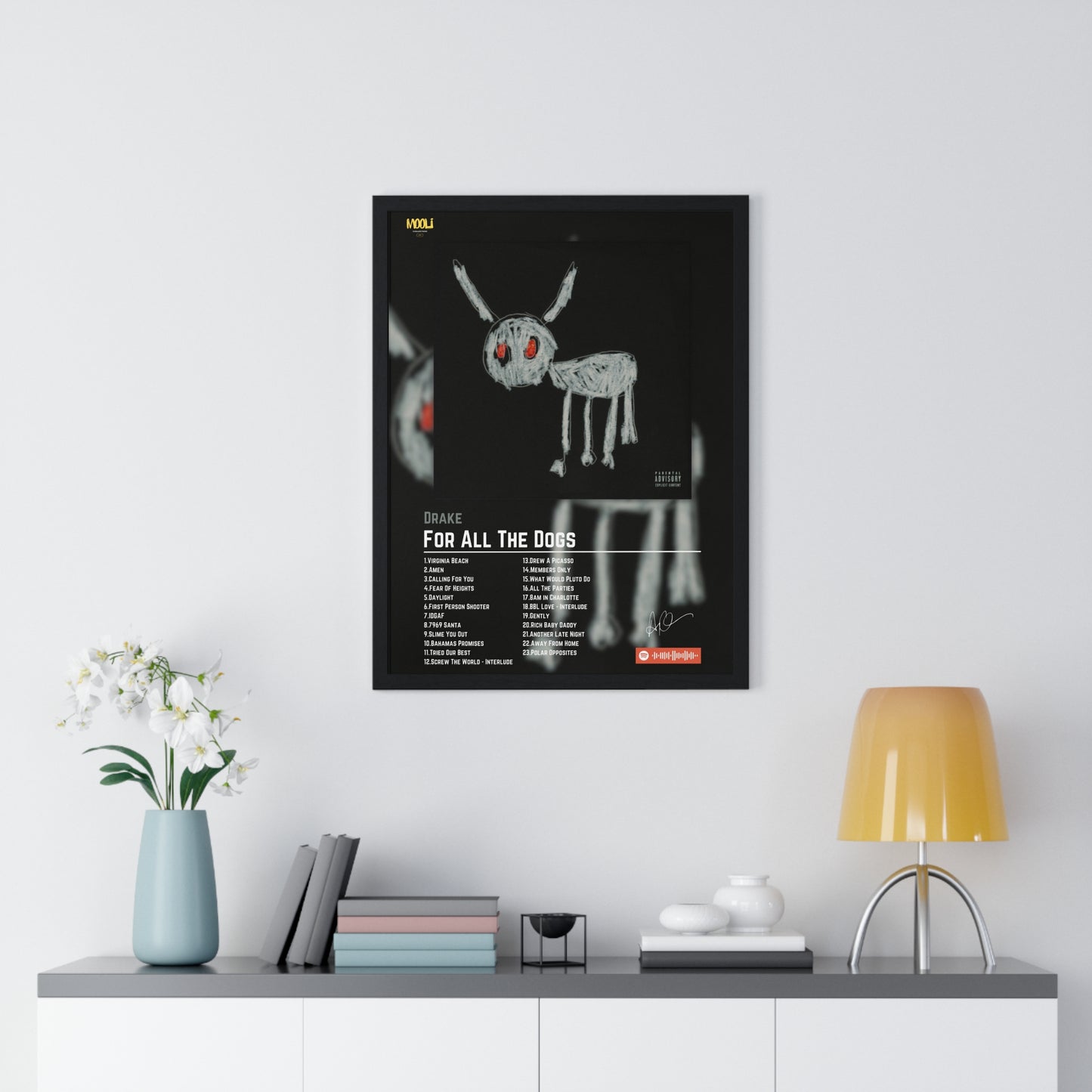 For All The Dogs | Framed Poster