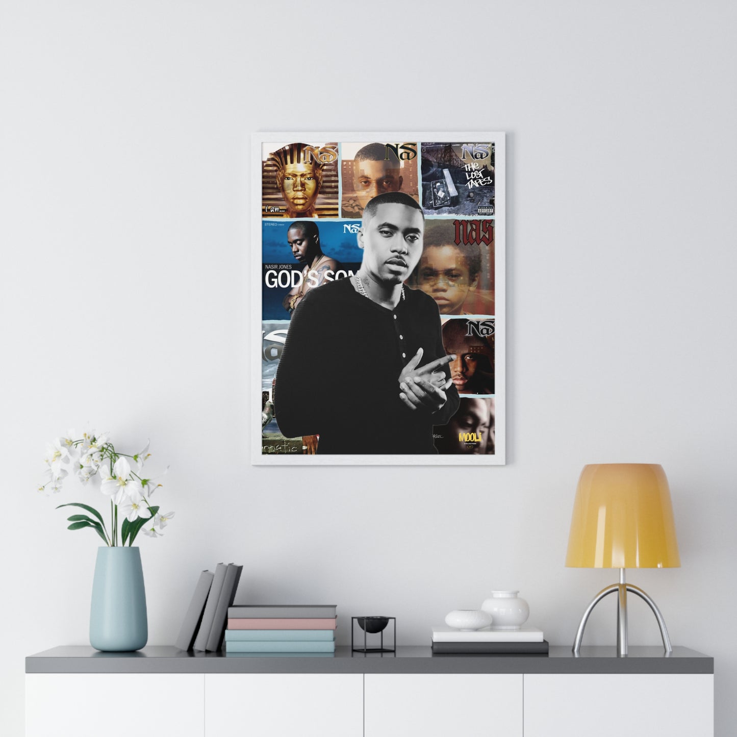 Nas | Framed Discography Poster