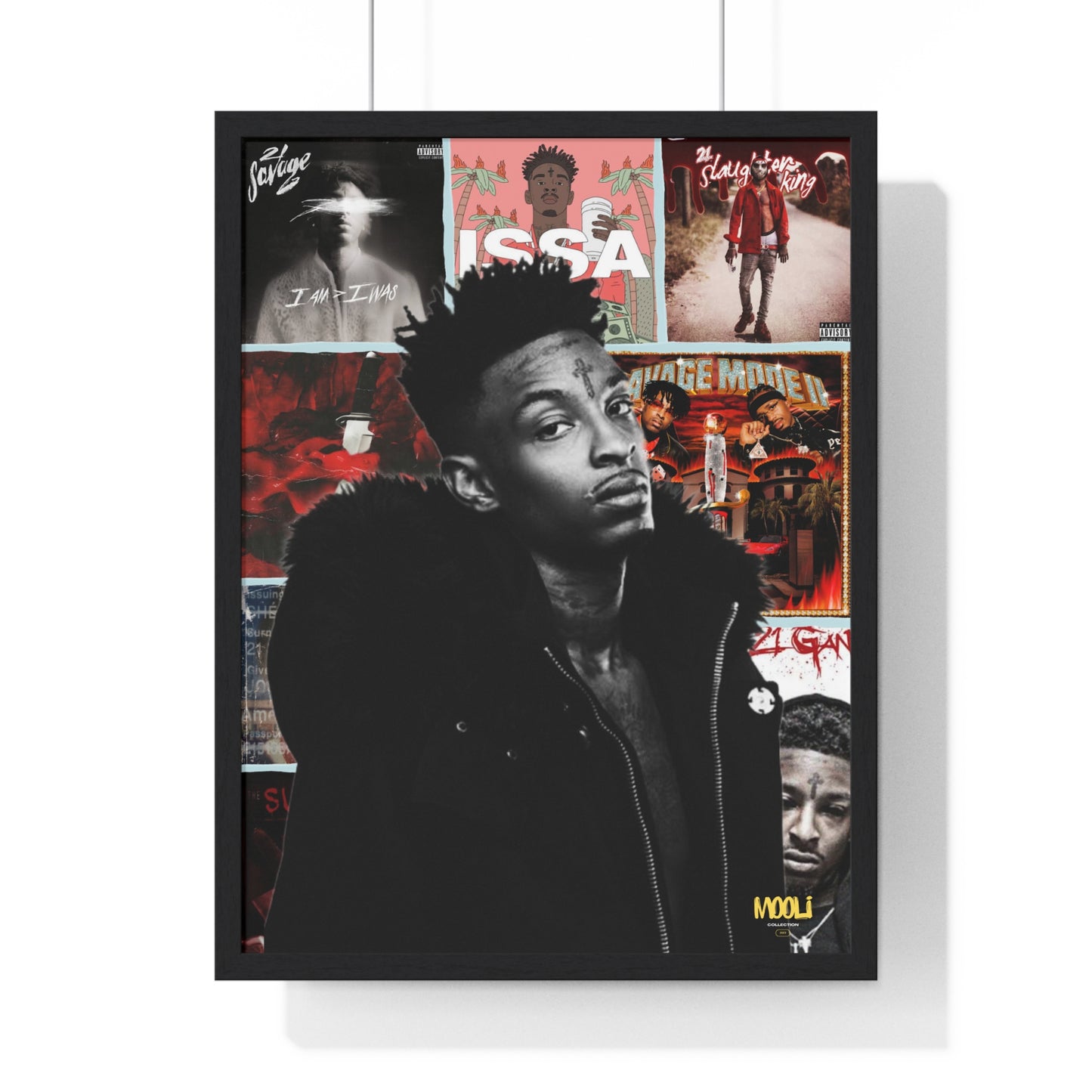21 Savage | Framed Discography Poster