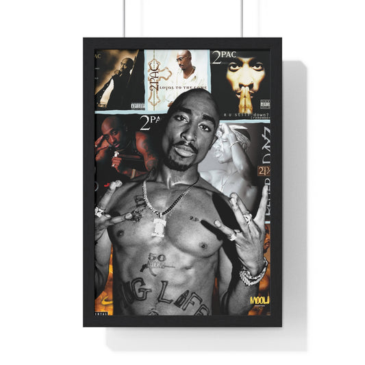 2Pac | Framed Discography Poster