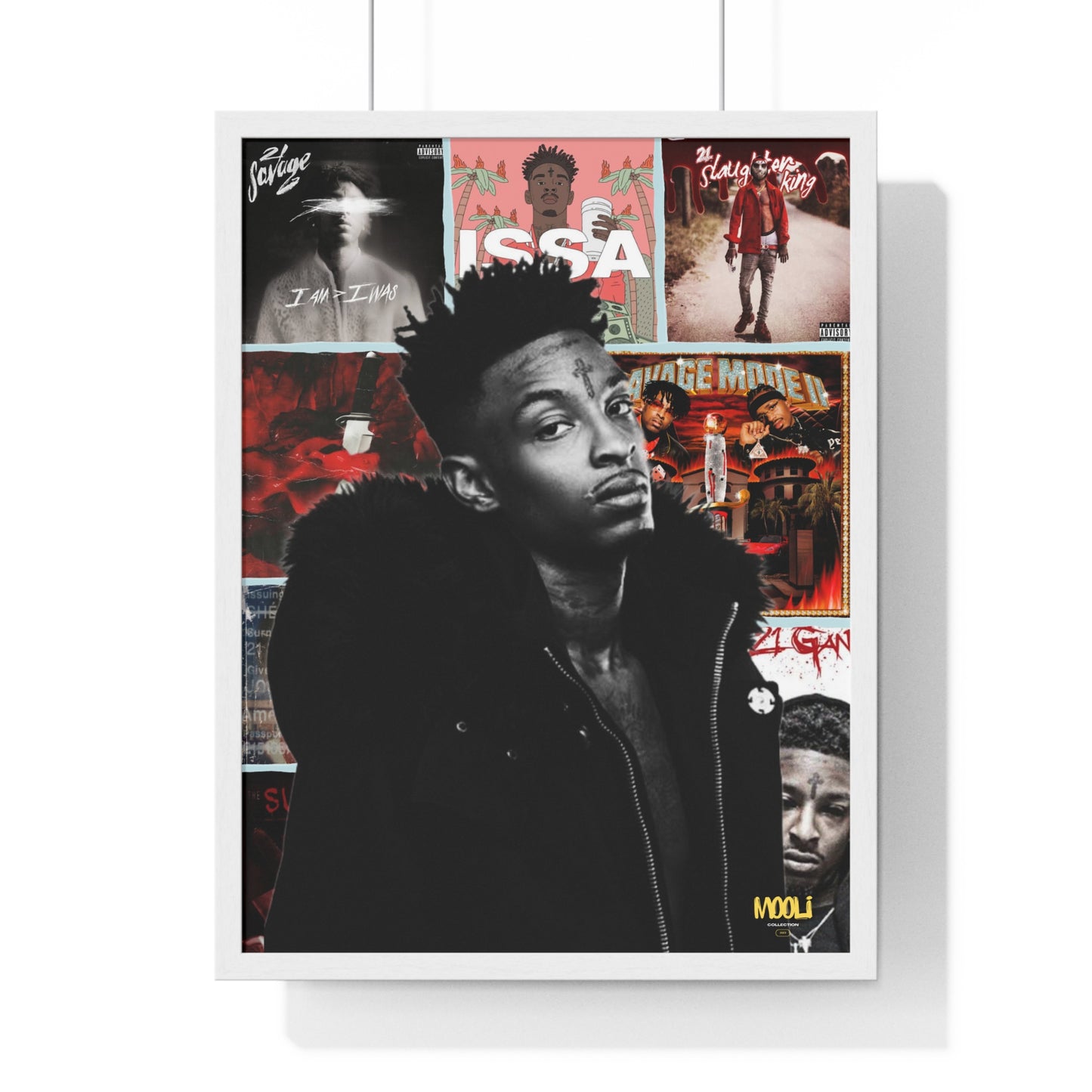 21 Savage | Framed Discography Poster