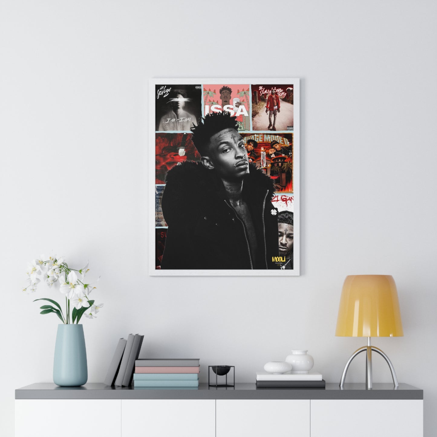 21 Savage | Framed Discography Poster