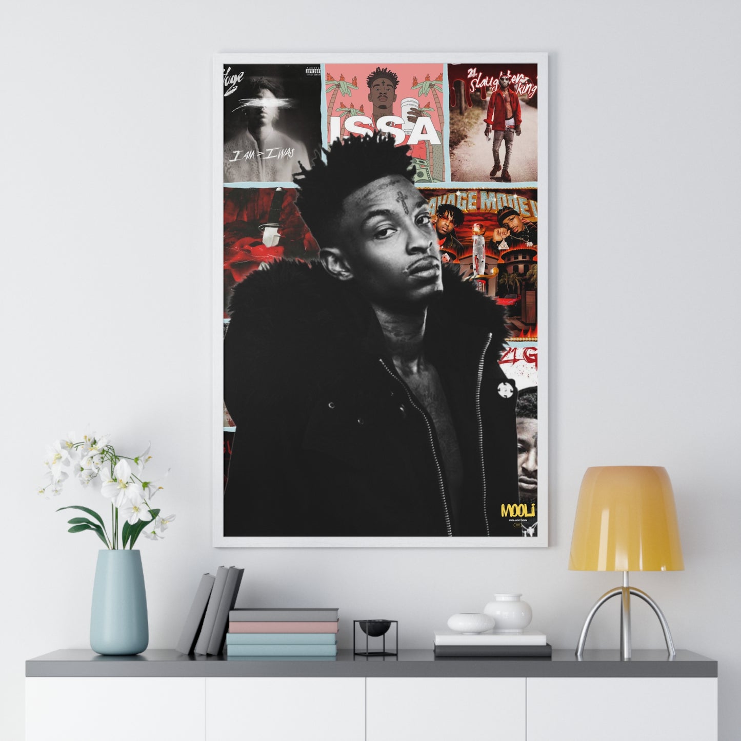 21 Savage | Framed Discography Poster
