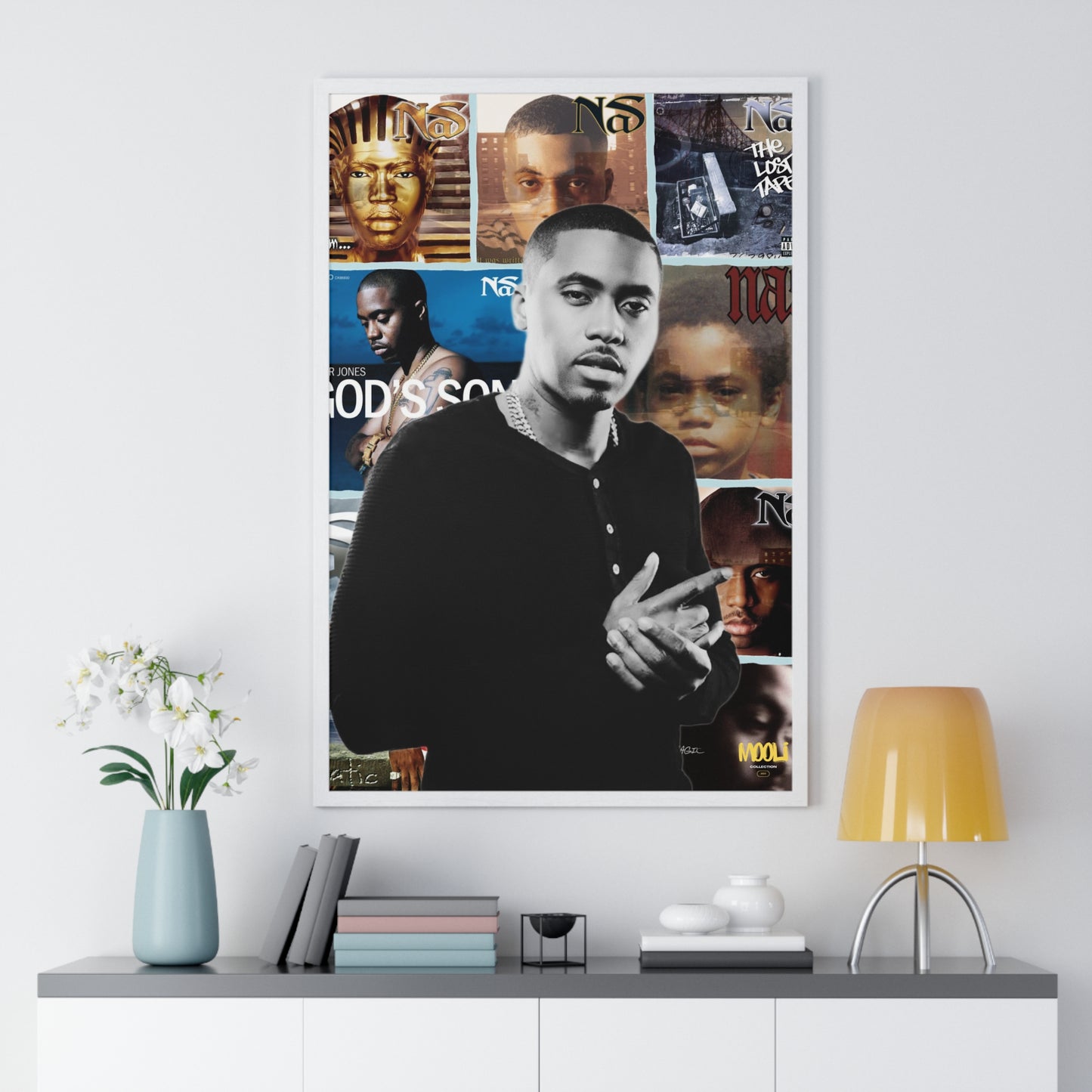 Nas | Framed Discography Poster