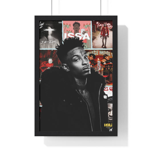 21 Savage | Framed Discography Poster