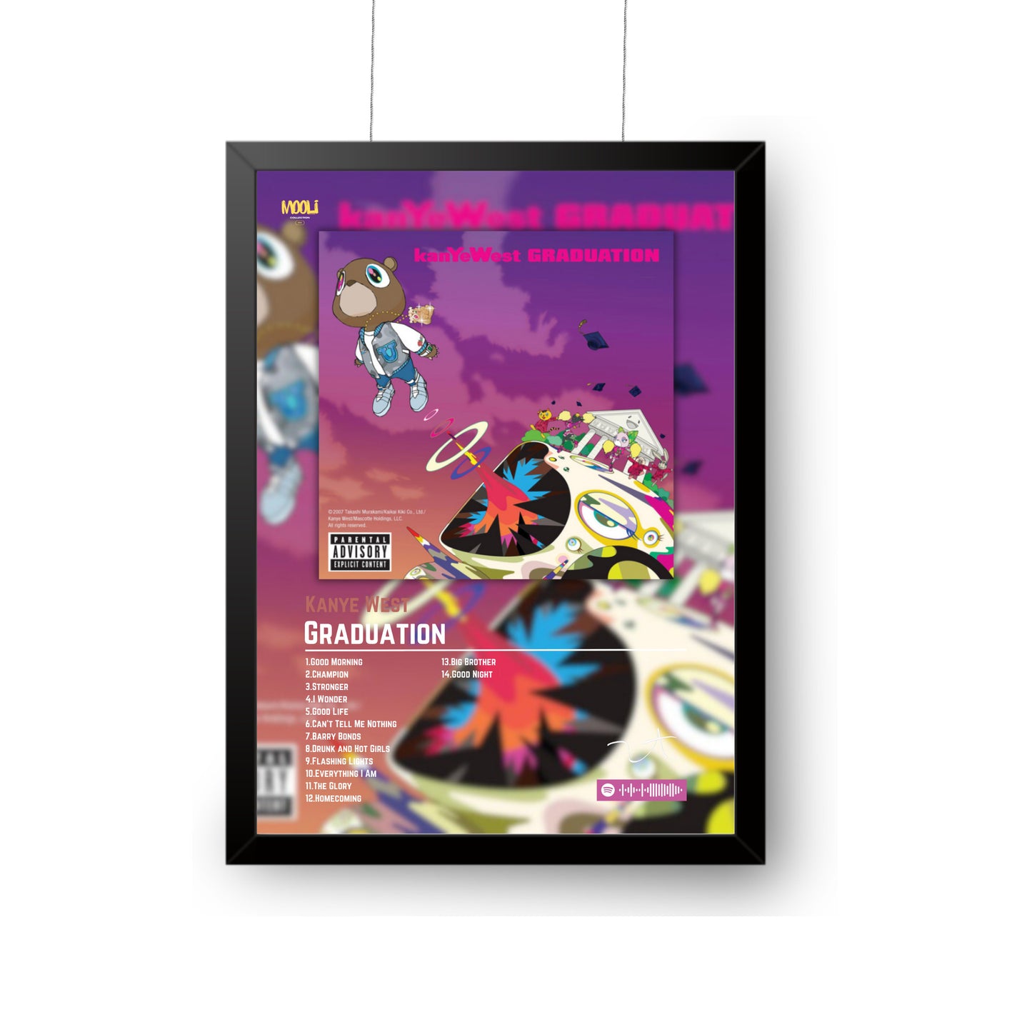 Kanye West Album Poster | Graduation