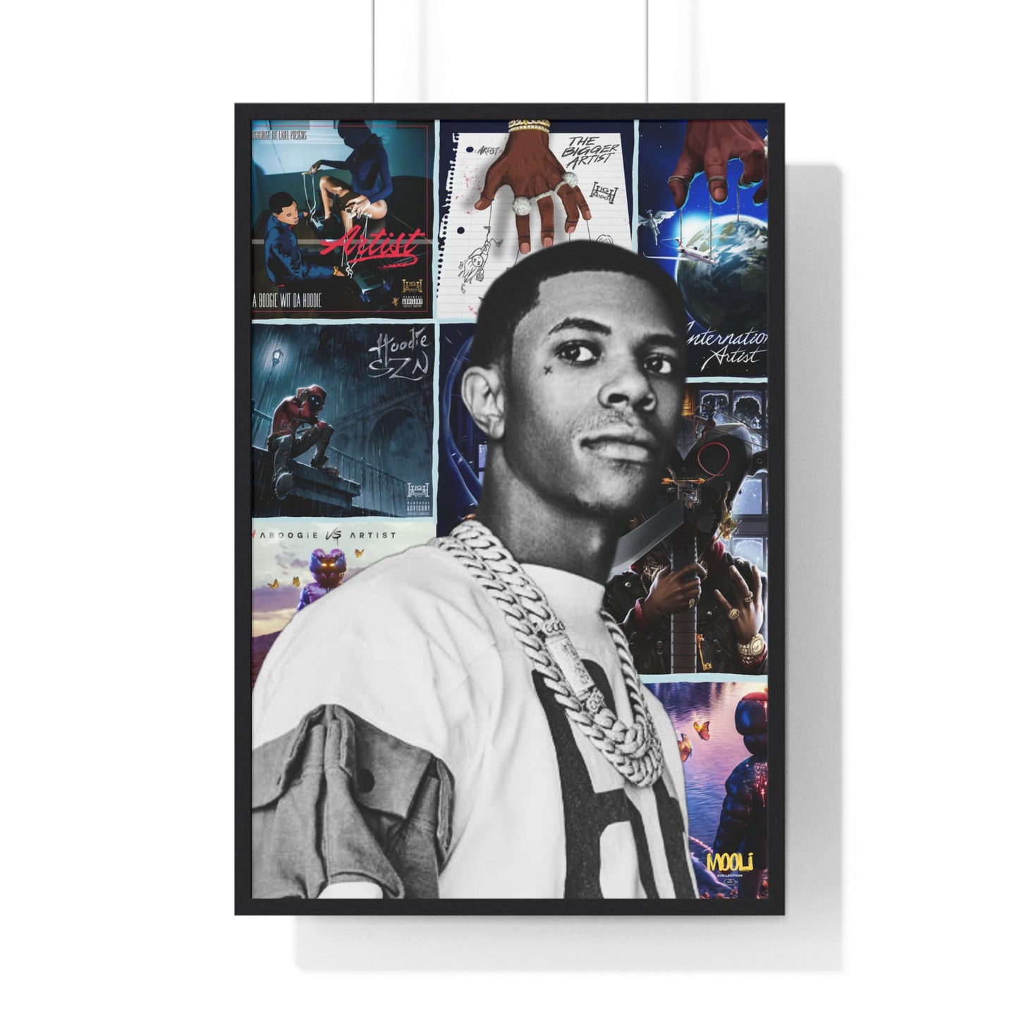 A Boogie wit da Hoodie | Framed Discography Poster
