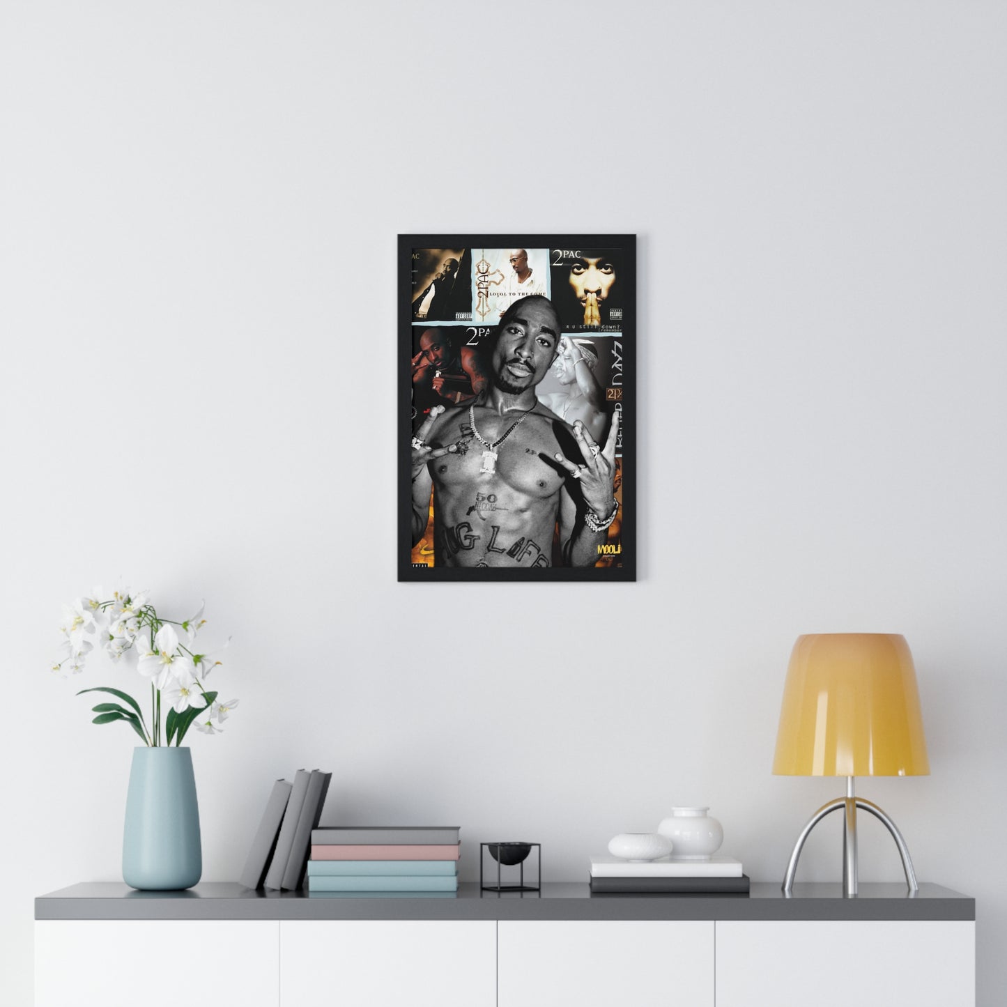 2Pac | Framed Discography Poster