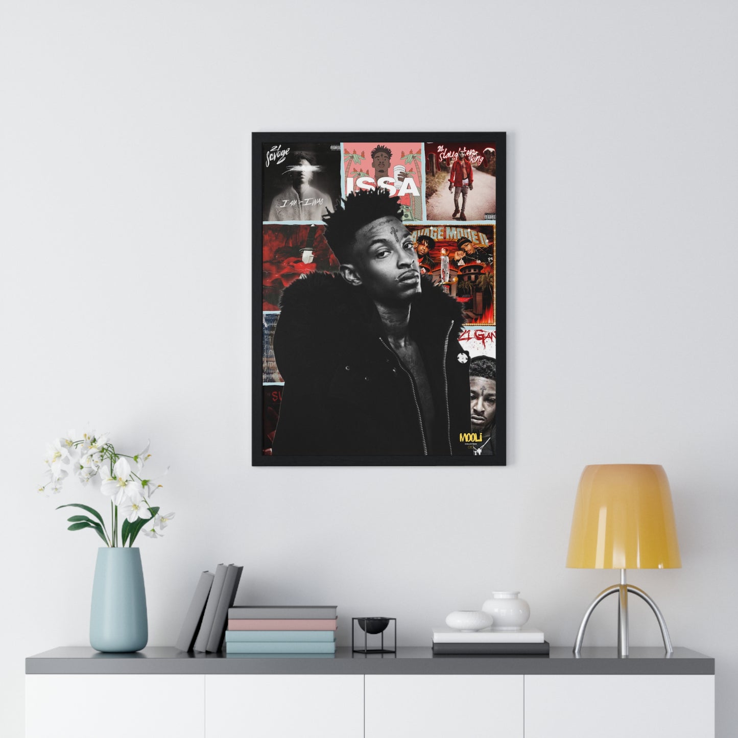 21 Savage | Framed Discography Poster