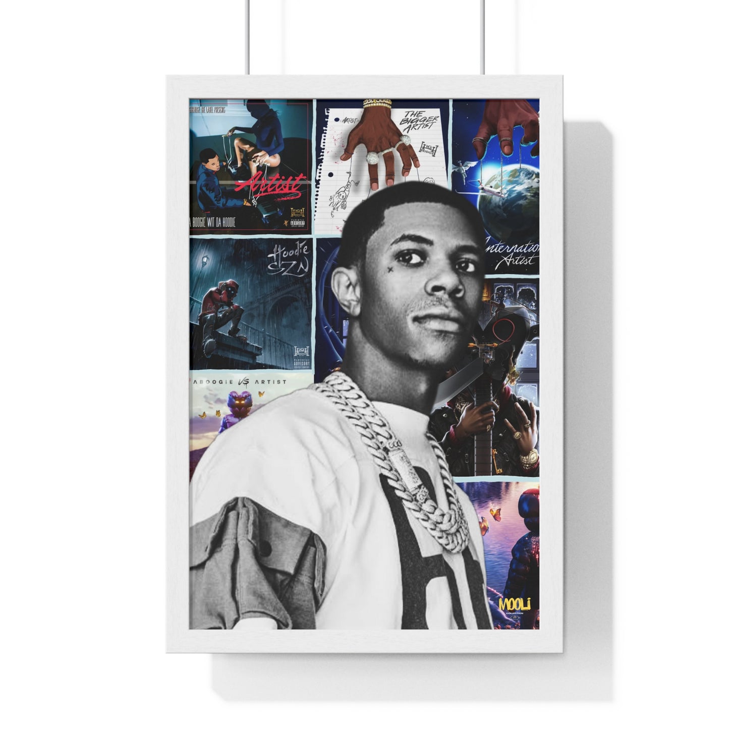 A Boogie wit da Hoodie | Framed Discography Poster