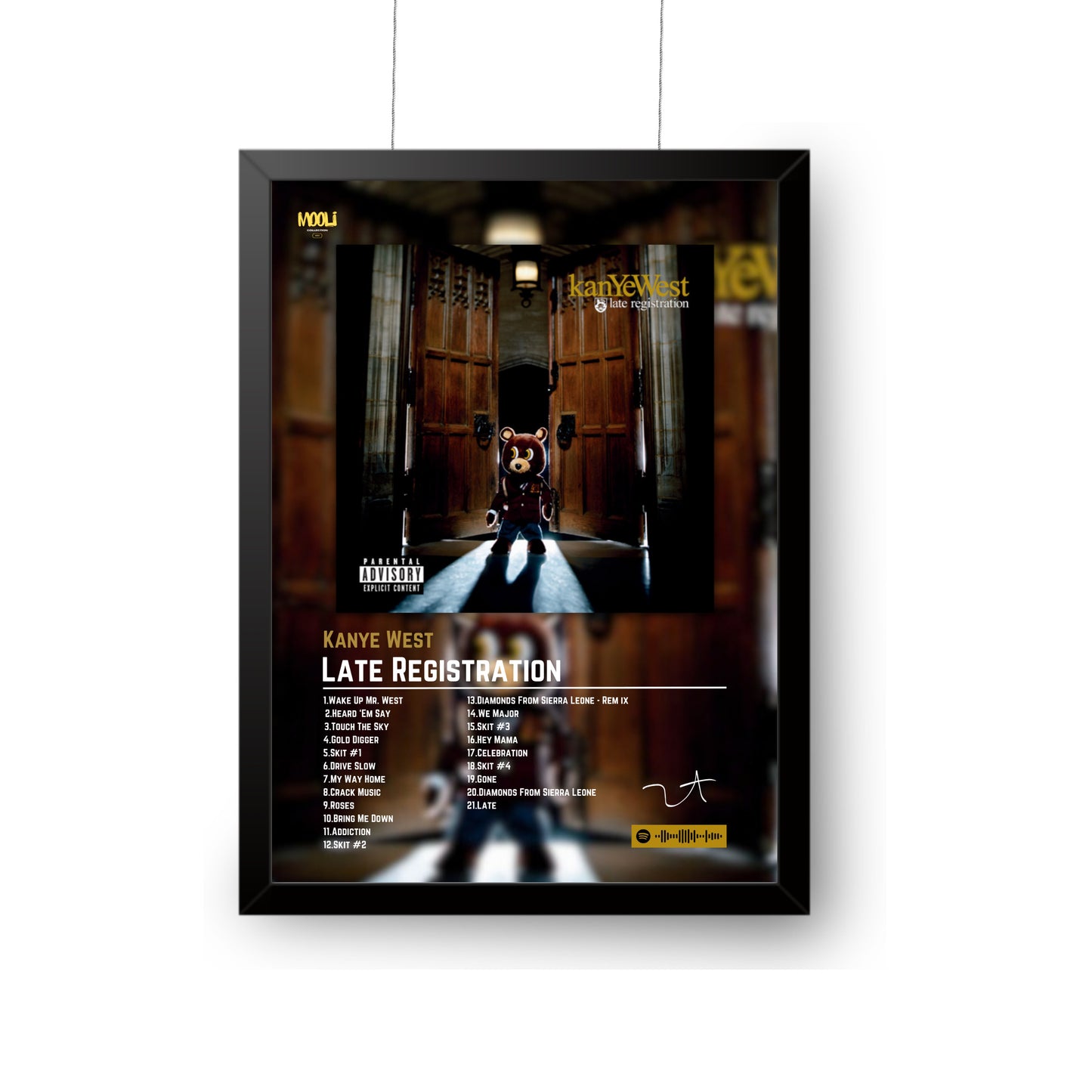 Kanye West Album Poster | Late Registration