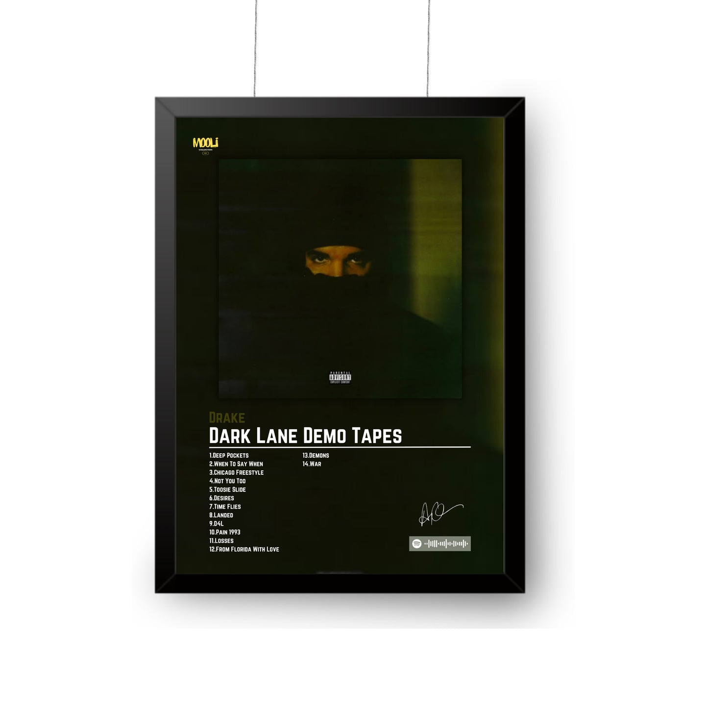 Drake Album Poster | Dark Lane Demo Tapes