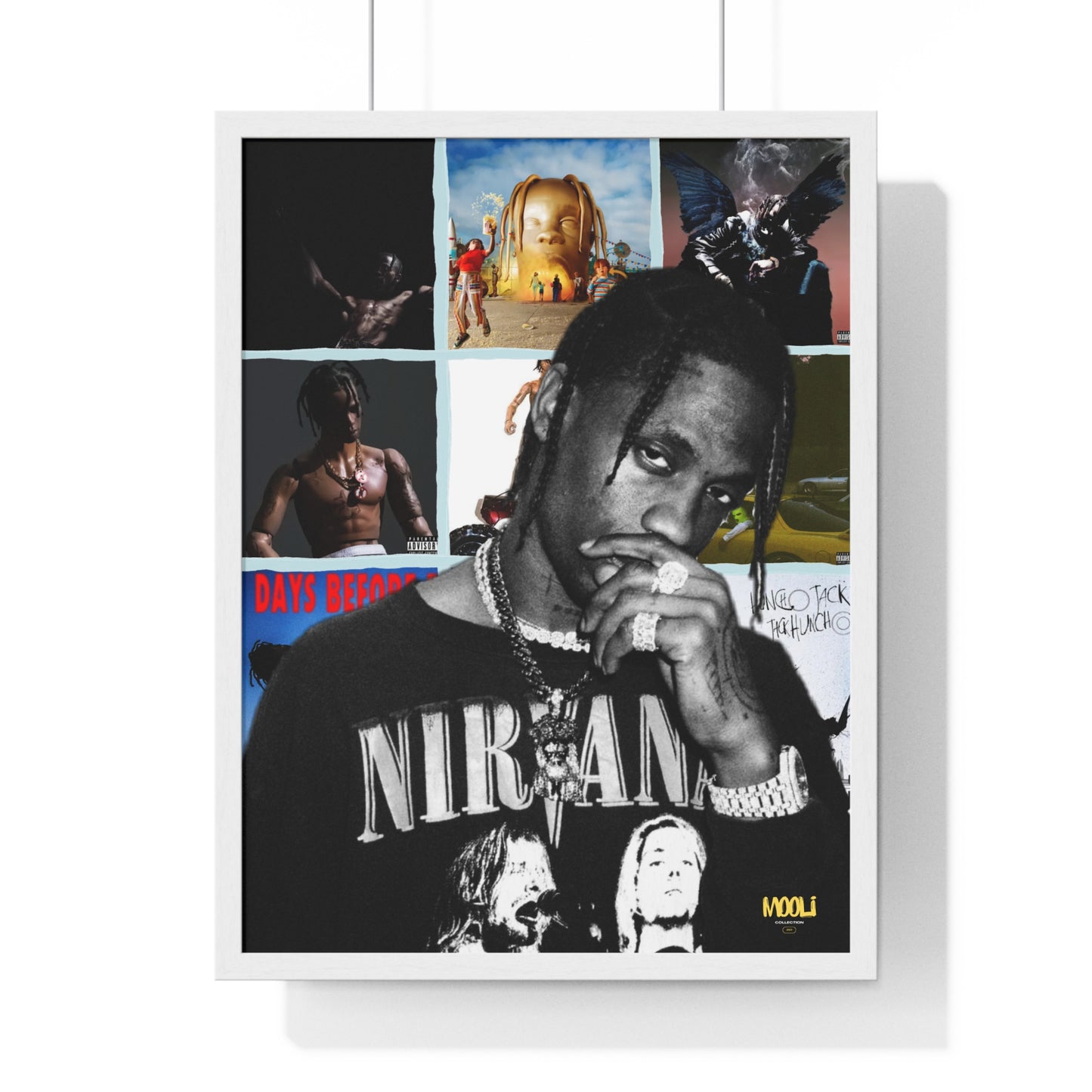 Travis Scott | Framed Discography Poster