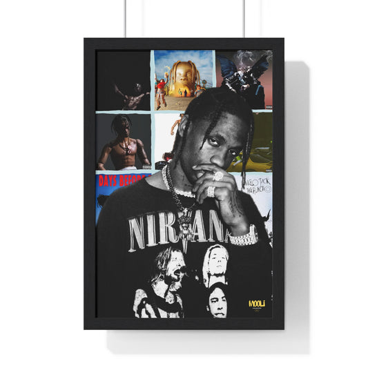 Travis Scott | Framed Discography Poster