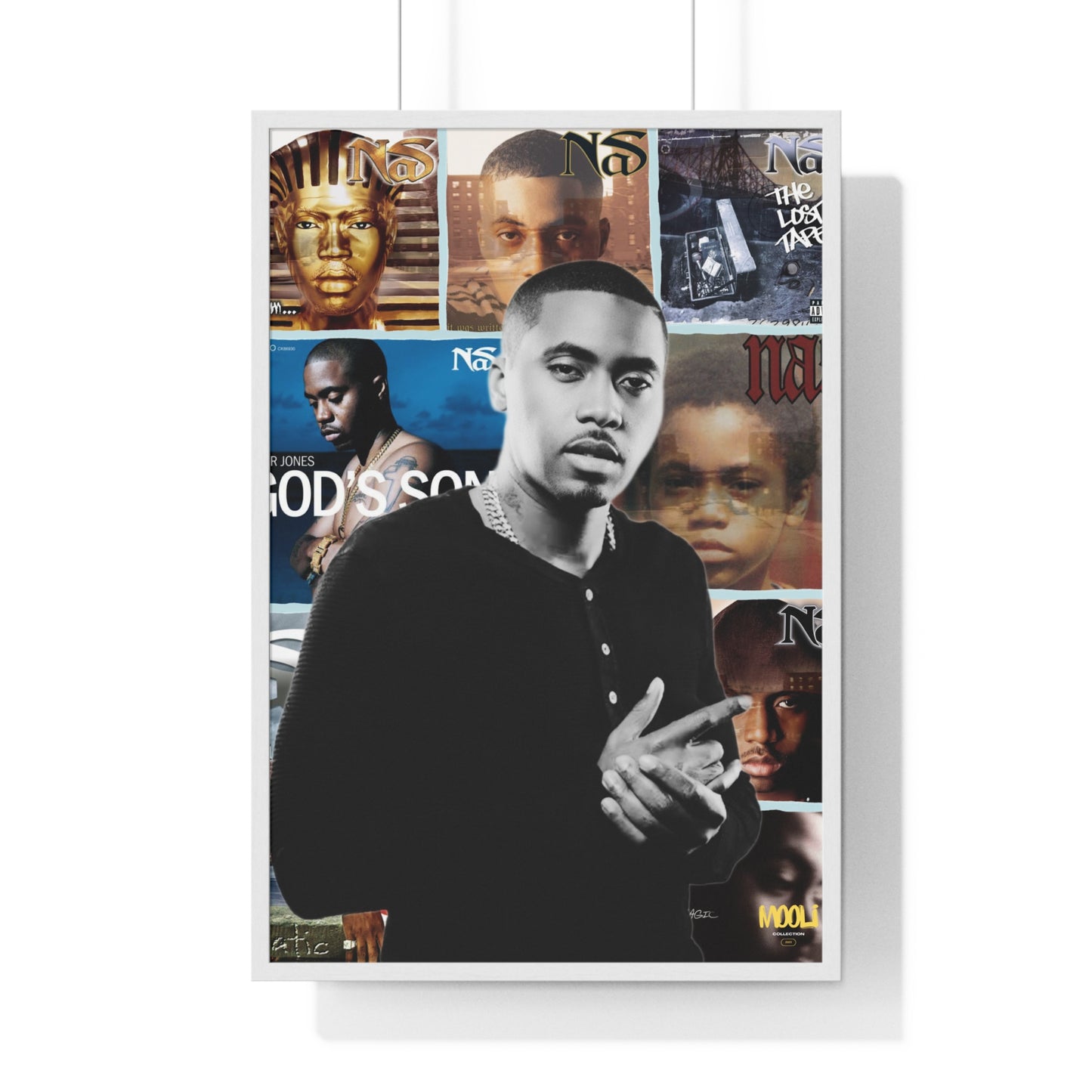 Nas | Framed Discography Poster