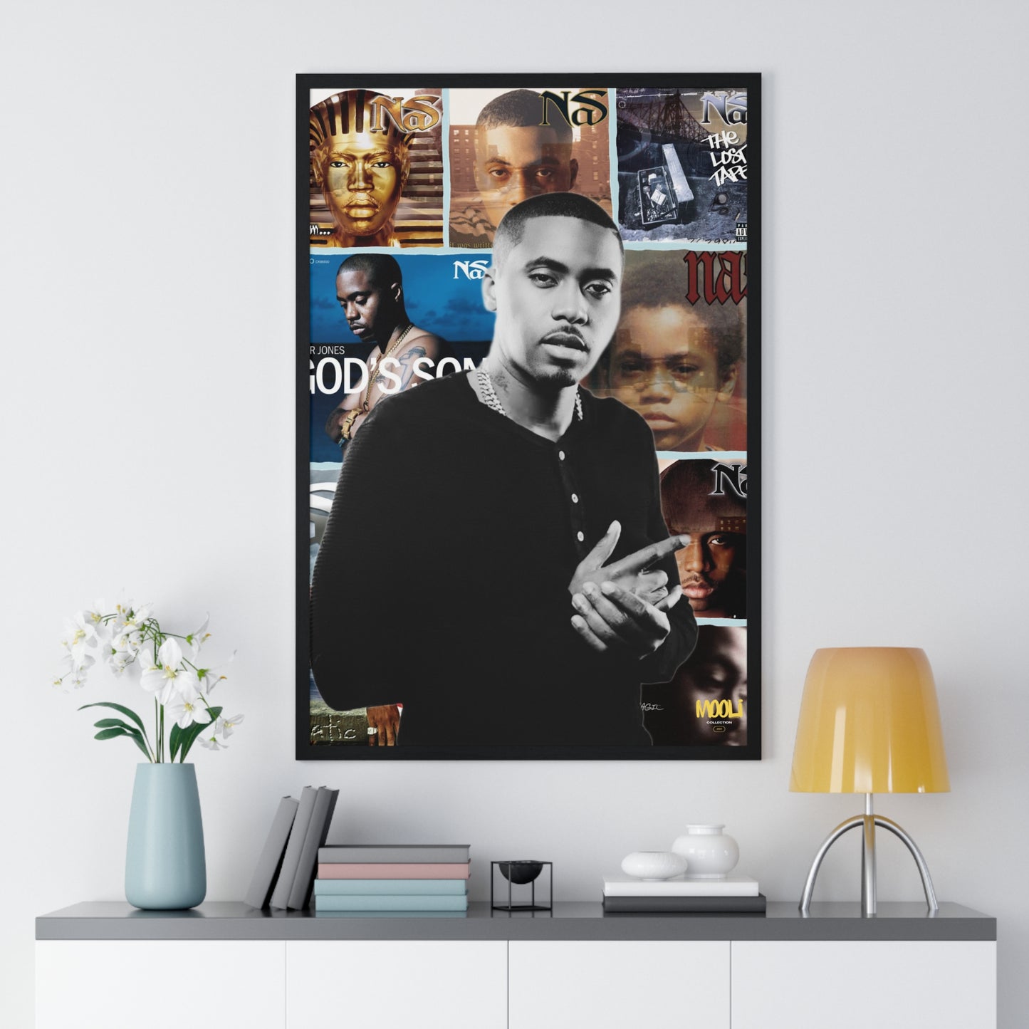 Nas | Framed Discography Poster